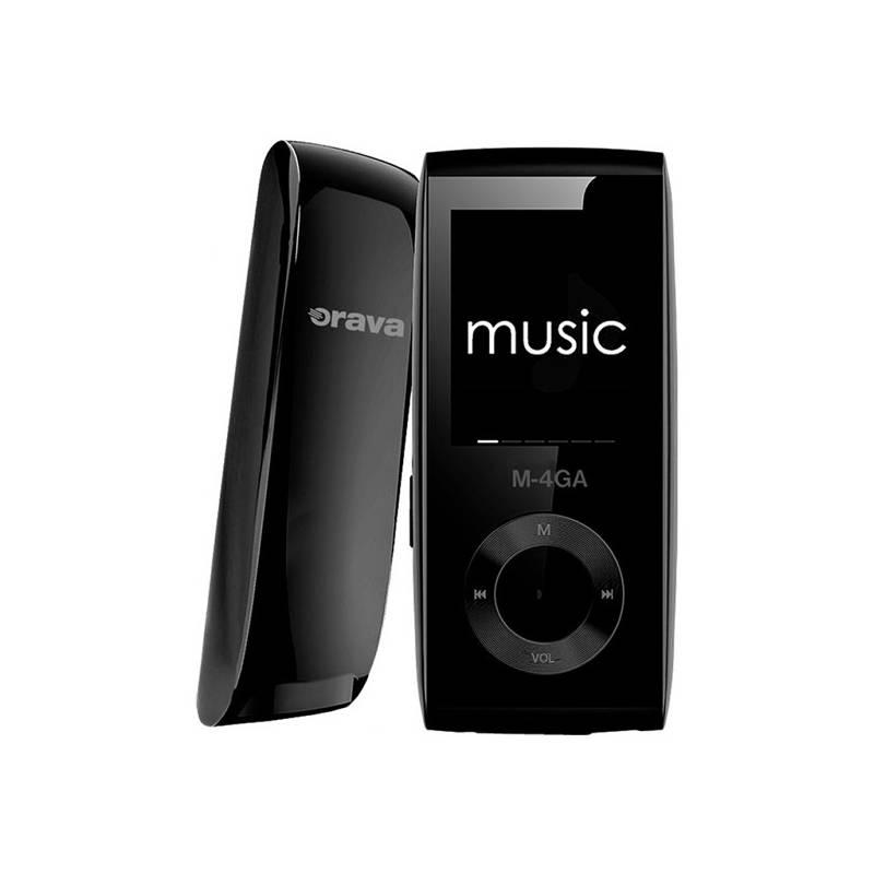 MP4 přehrávač Orava M-8G černý