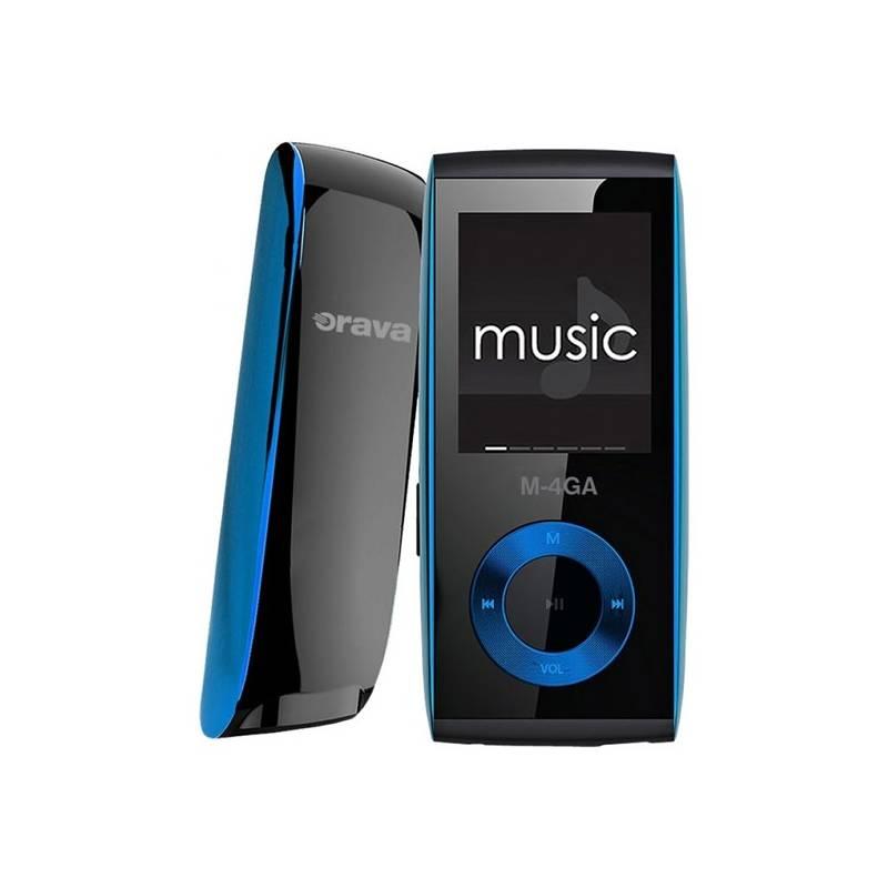 MP4 přehrávač Orava M-8G modrý