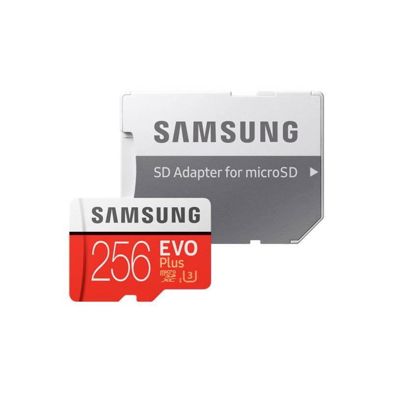 Paměťová karta Samsung Micro SDXC EVO 256GB UHS-I U3 adapter