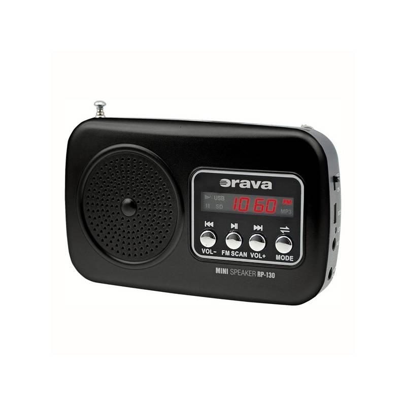 Radiopřijímač Orava RP-130 černý