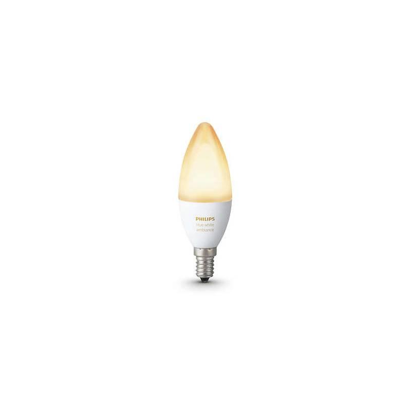 Žárovka LED Philips Hue 6W, E14, White Ambiance