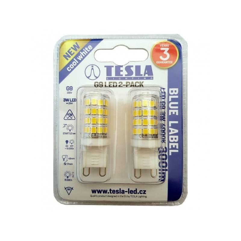 Žárovka LED Tesla bodová, 3W, G9,