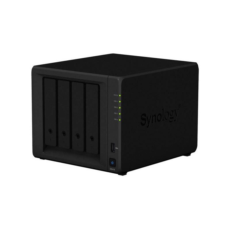Datové uložiště Synology DS418 černé, Datové, uložiště, Synology, DS418, černé