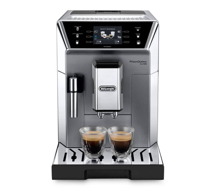 Espresso DeLonghi PrimaDonna ECAM 550.75.MS stříbrné