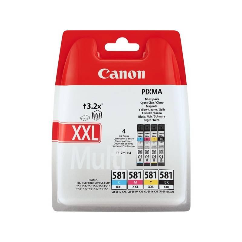 Inkoustová náplň Canon CLI-581XXL C M Y BK MULTI BL