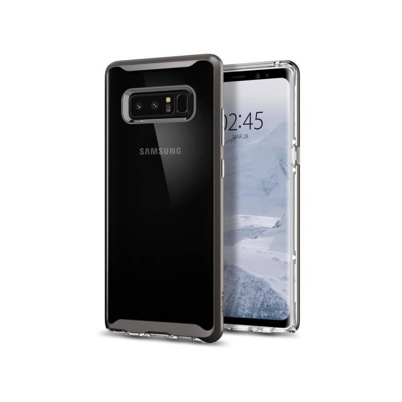 Kryt na mobil Spigen Neo Hybrid Crystal pro Samsung Galaxy Note 8 - gunmetal průhledný