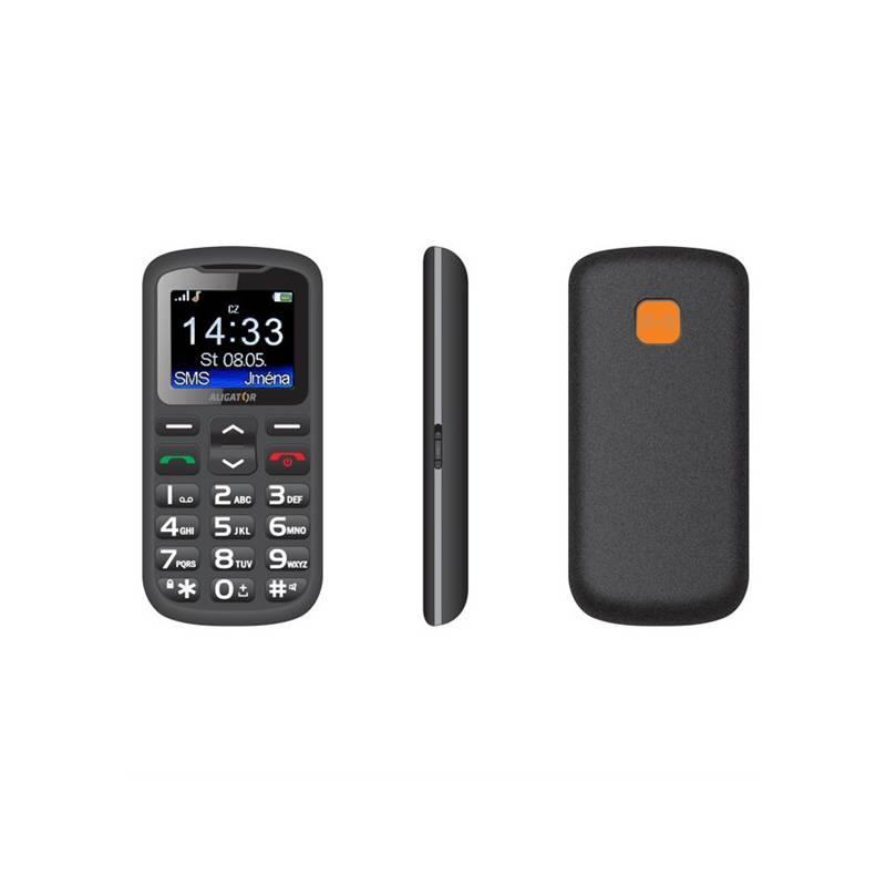 Mobilní telefon Aligator A431 Senior černý šedý, Mobilní, telefon, Aligator, A431, Senior, černý, šedý