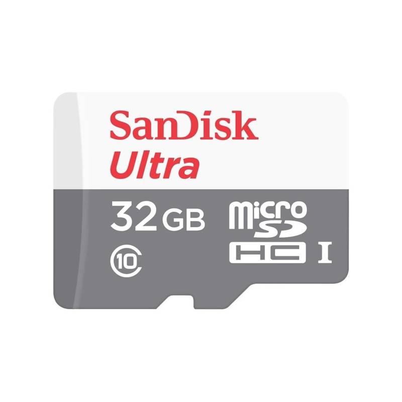 Paměťová karta Sandisk Micro SDHC Ultra 32GB UHS-I U1 šedá, Paměťová, karta, Sandisk, Micro, SDHC, Ultra, 32GB, UHS-I, U1, šedá