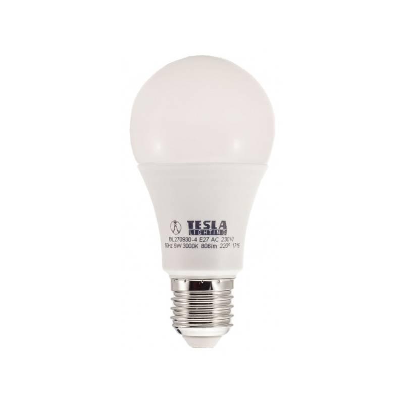 Žárovka LED Tesla 9W, E27, teplá