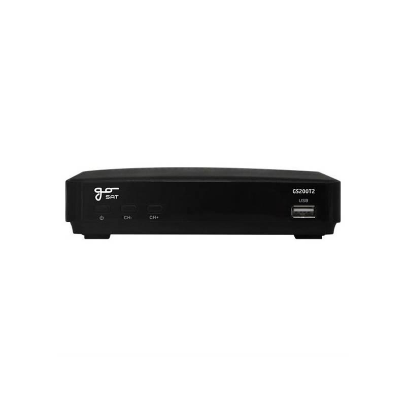 DVB-T2 přijímač GoSat GS200DVBT2 černý