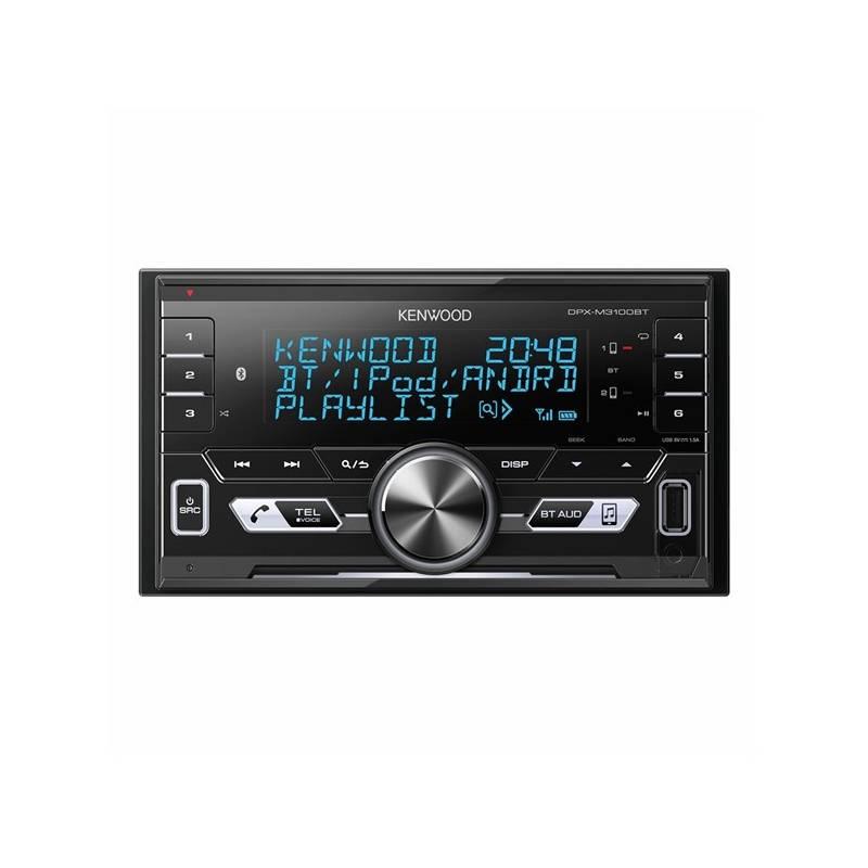 Autorádio KENWOOD DPX-M3100BT černé stříbrné