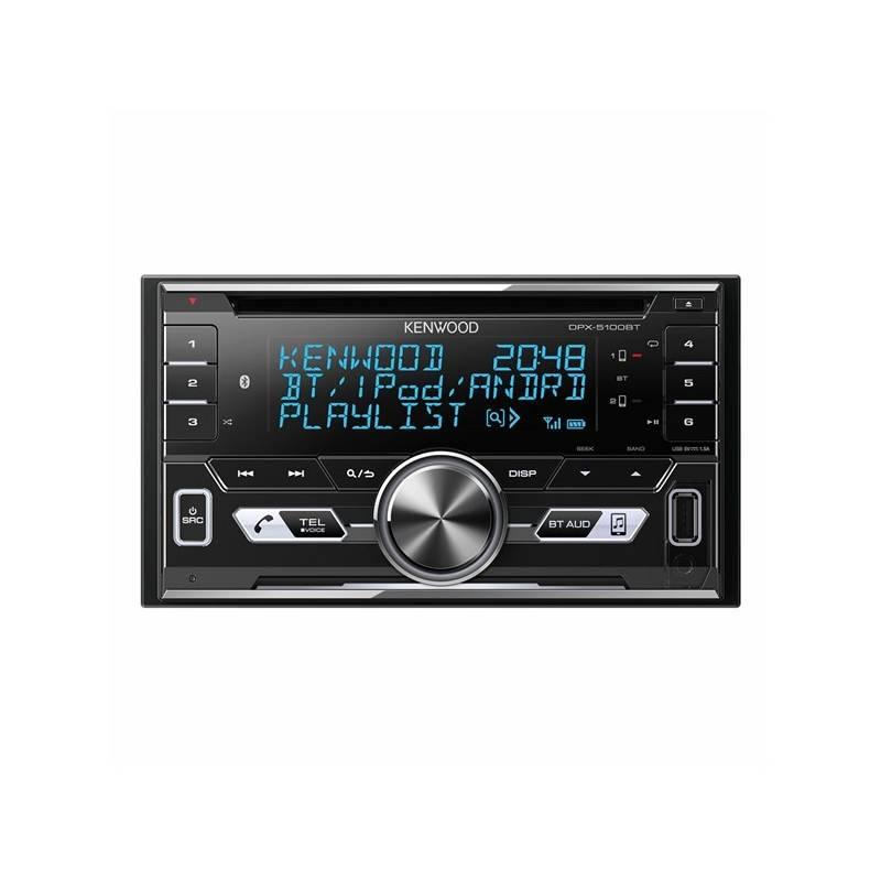 Autorádio s CD KENWOOD DPX-5100BT černé stříbrné