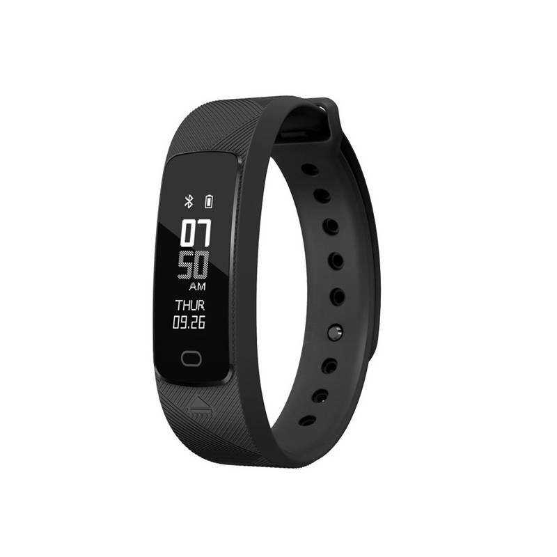 Fitness náramek Evolveo FITBAND B2 pro měření krevního tlaku a tepové frekvence černý