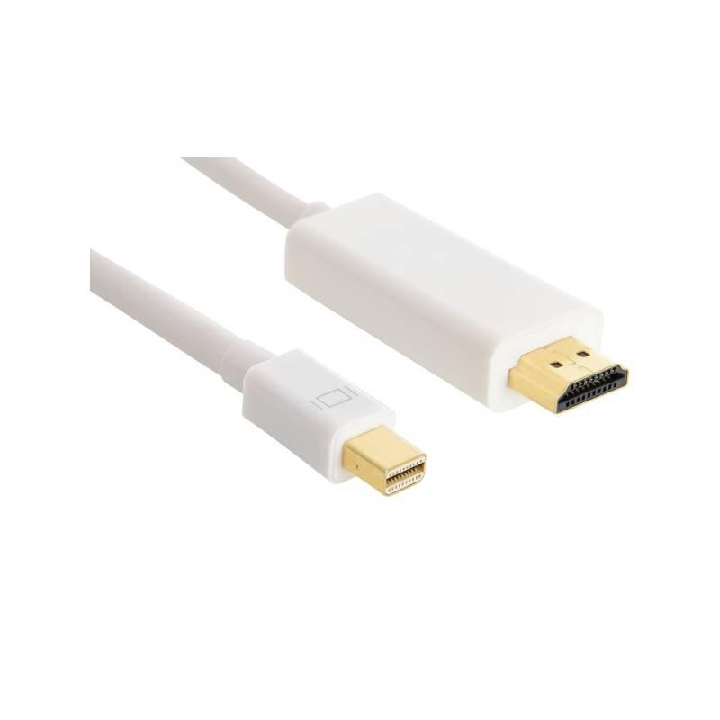 Kabel Sandberg Mini DisplayPort HDMI, 1,5m bílý, Kabel, Sandberg, Mini, DisplayPort, HDMI, 1,5m, bílý