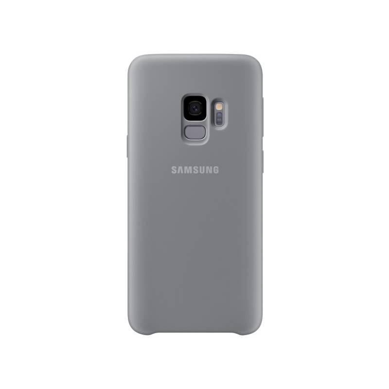 Kryt na mobil Samsung Silicon Cover pro Galaxy S9 šedý