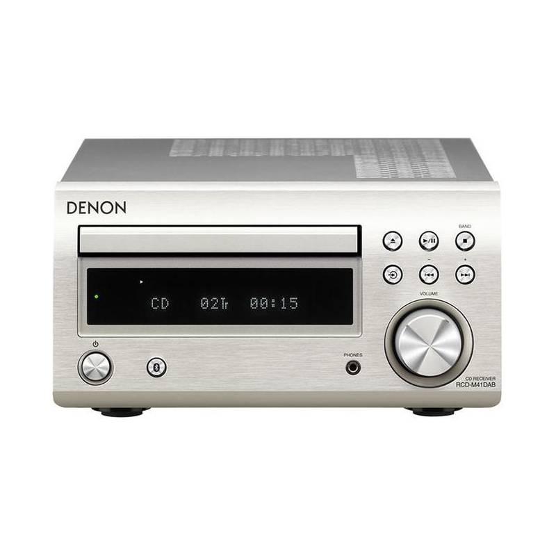 Mikrosystém Denon RCD-M41 DAB stříbrný