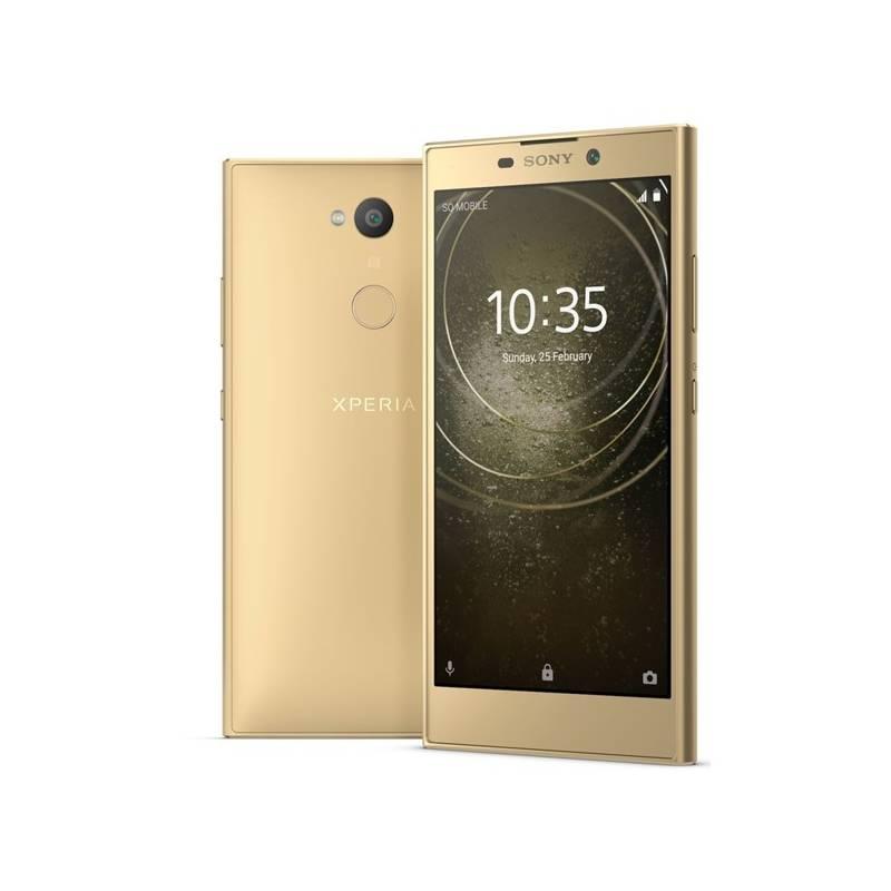 Mobilní telefon Sony Xperia L2 Dual SIM zlatý, Mobilní, telefon, Sony, Xperia, L2, Dual, SIM, zlatý