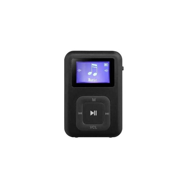 MP3 přehrávač AQ MP01BK černý, MP3, přehrávač, AQ, MP01BK, černý