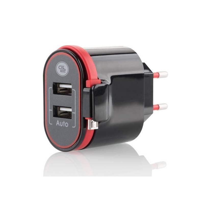 Nabíječka do sítě GoGEN ACH202C, 2xUSB,