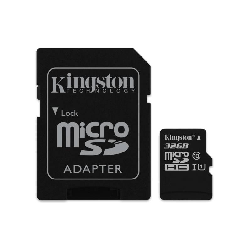 Paměťová karta Kingston Canvas Select MicroSDHC 32GB UHS-I U1 adapter, Paměťová, karta, Kingston, Canvas, Select, MicroSDHC, 32GB, UHS-I, U1, adapter