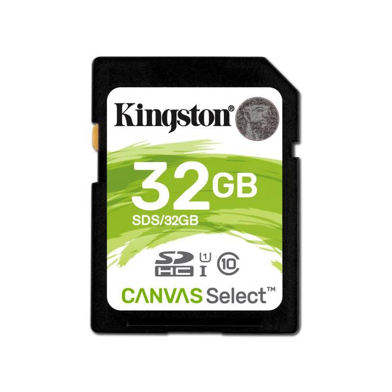 Paměťová karta Kingston Canvas Select SDHC 32GB UHS-I U1, Paměťová, karta, Kingston, Canvas, Select, SDHC, 32GB, UHS-I, U1