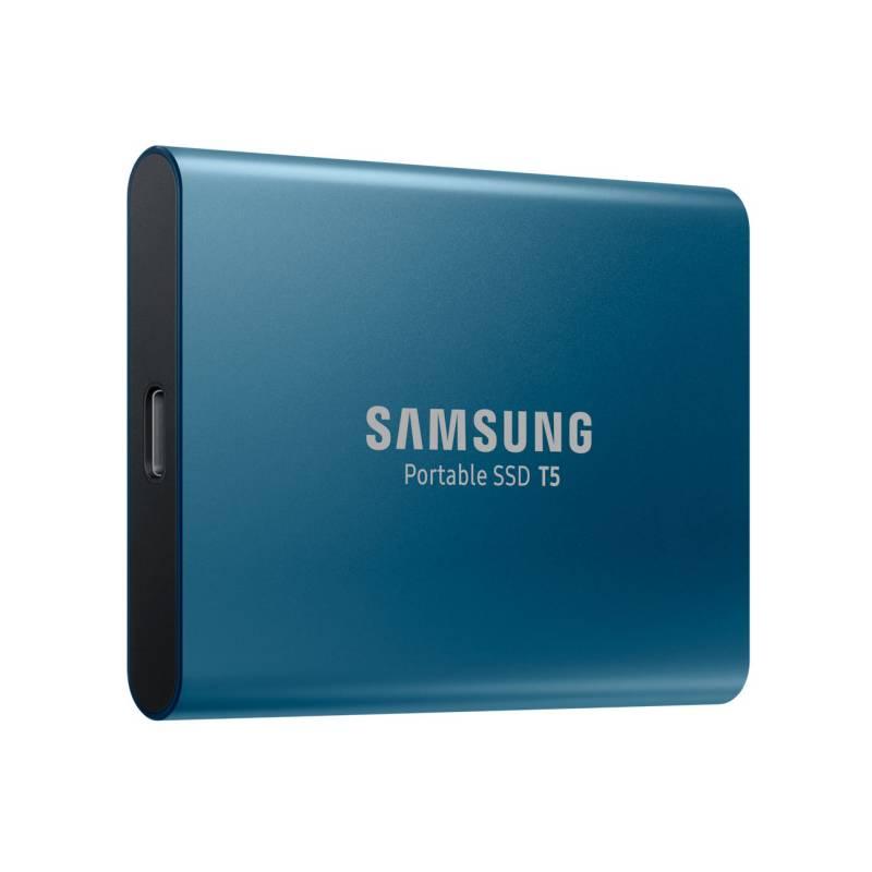 SSD externí Samsung T5 500GB modrý