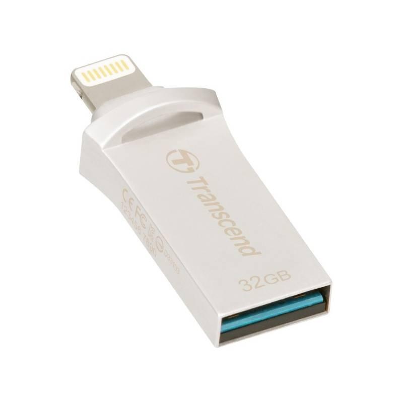 USB Flash Transcend JetDrive Go 500 32GB stříbrný