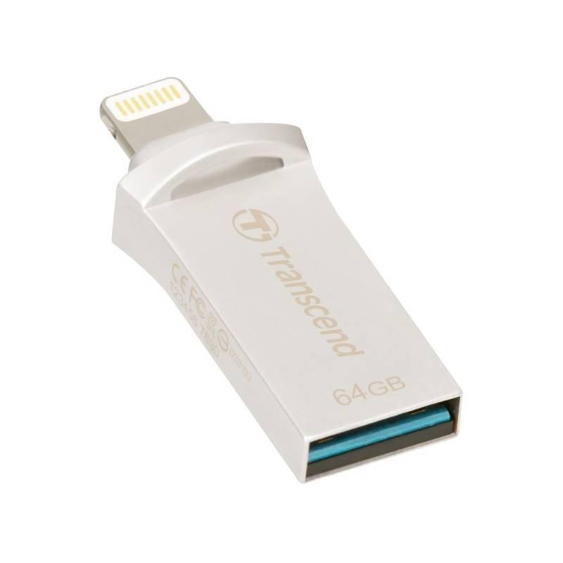 USB Flash Transcend JetDrive Go 500 64GB zlatý, USB, Flash, Transcend, JetDrive, Go, 500, 64GB, zlatý
