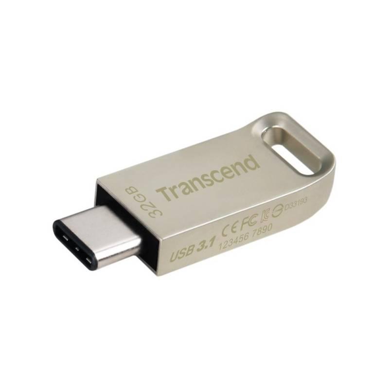 USB Flash Transcend JetFlash 850S 32GB stříbrný