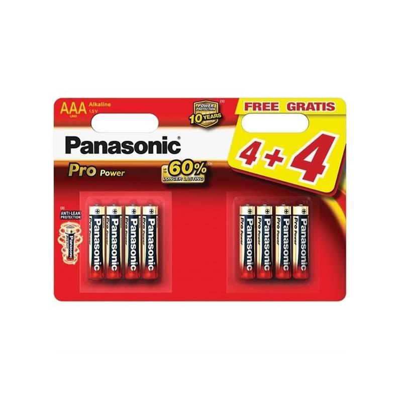 Baterie alkalická Panasonic Pro Power AAA, 4 4 ks