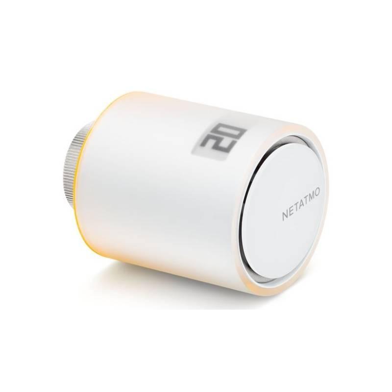 Bezdrátová termohlavice Netatmo Valves 1 ks bílá, Bezdrátová, termohlavice, Netatmo, Valves, 1, ks, bílá