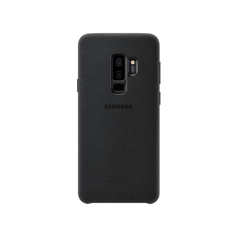 Kryt na mobil Samsung Alcantara pro Galaxy S9 černý