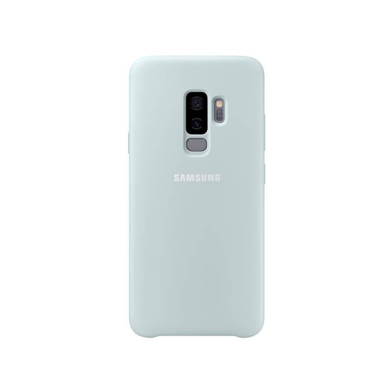 Kryt na mobil Samsung Silicon Cover pro Galaxy S9 modrý