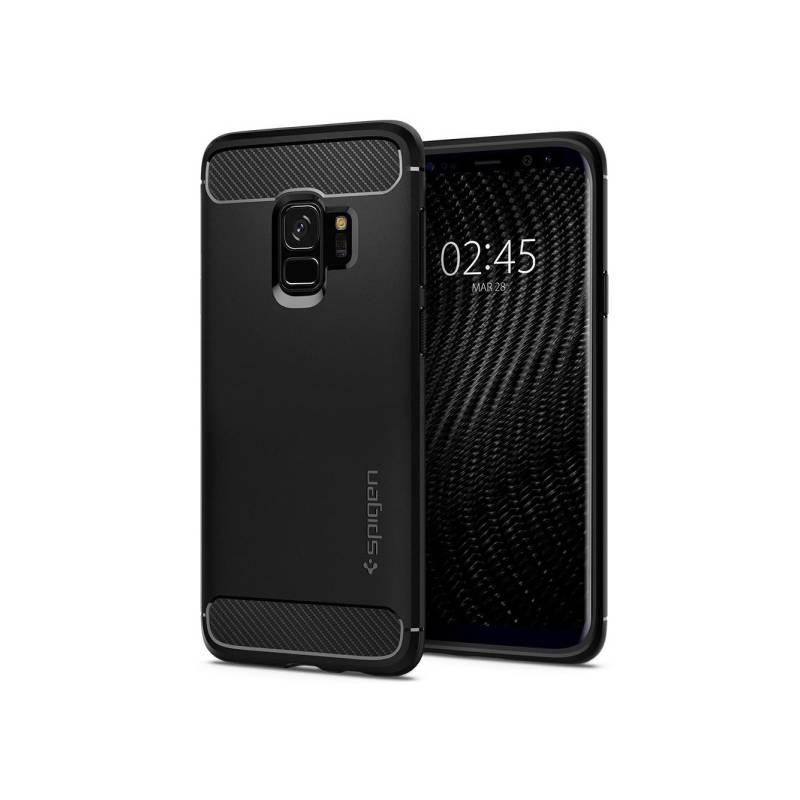 Kryt na mobil Spigen Rugged Armor pro Samsung Galaxy S9 černý