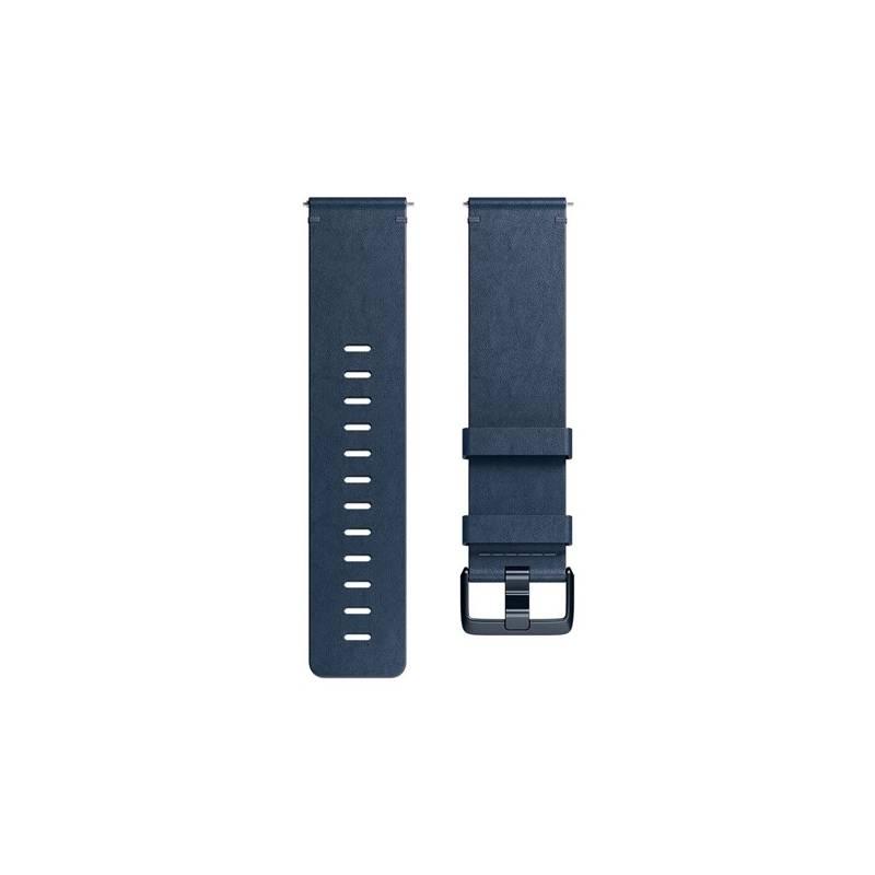 Náramek Fitbit pro Versa kožený - midnight blue large
