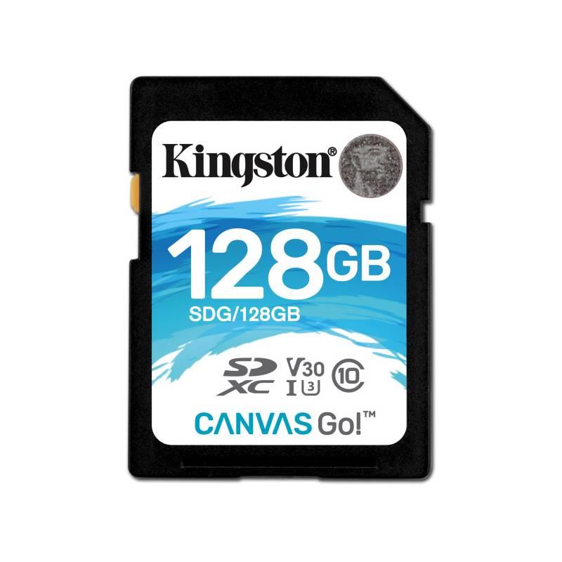 Paměťová karta Kingston Canvas Go! SDXC 128GB UHS-I U3, Paměťová, karta, Kingston, Canvas, Go!, SDXC, 128GB, UHS-I, U3