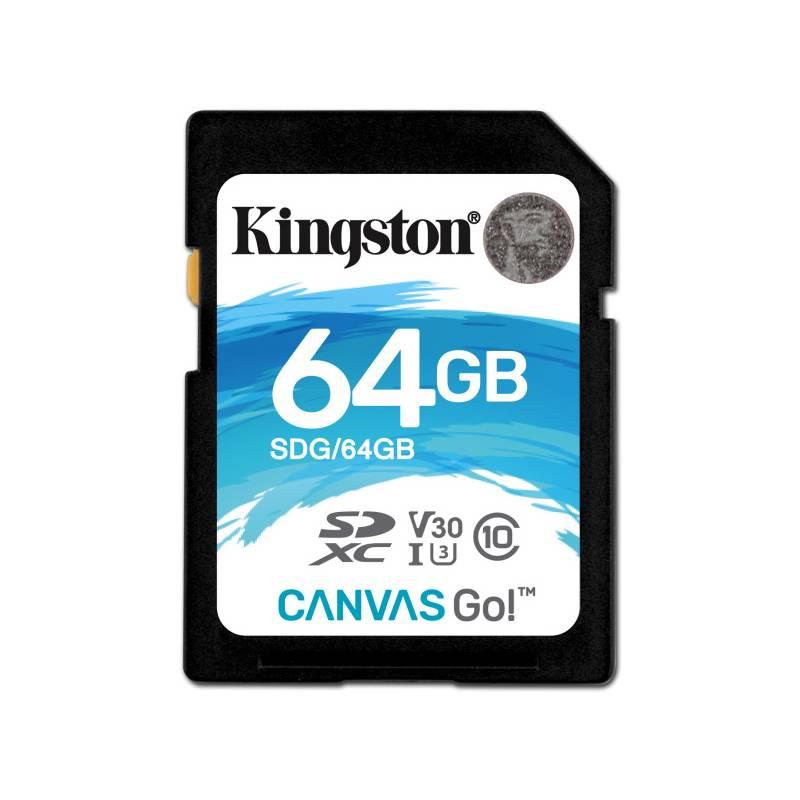 Paměťová karta Kingston Canvas Go! SDXC 64GB UHS-I U3