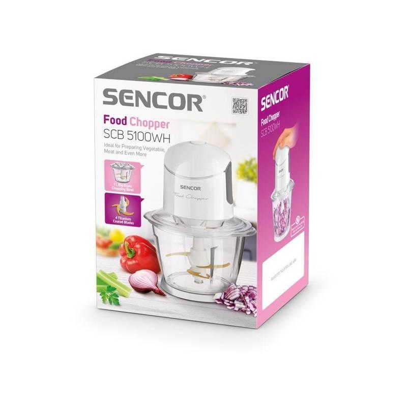 Sekáček potravin Sencor SCB 5100WH bílý
