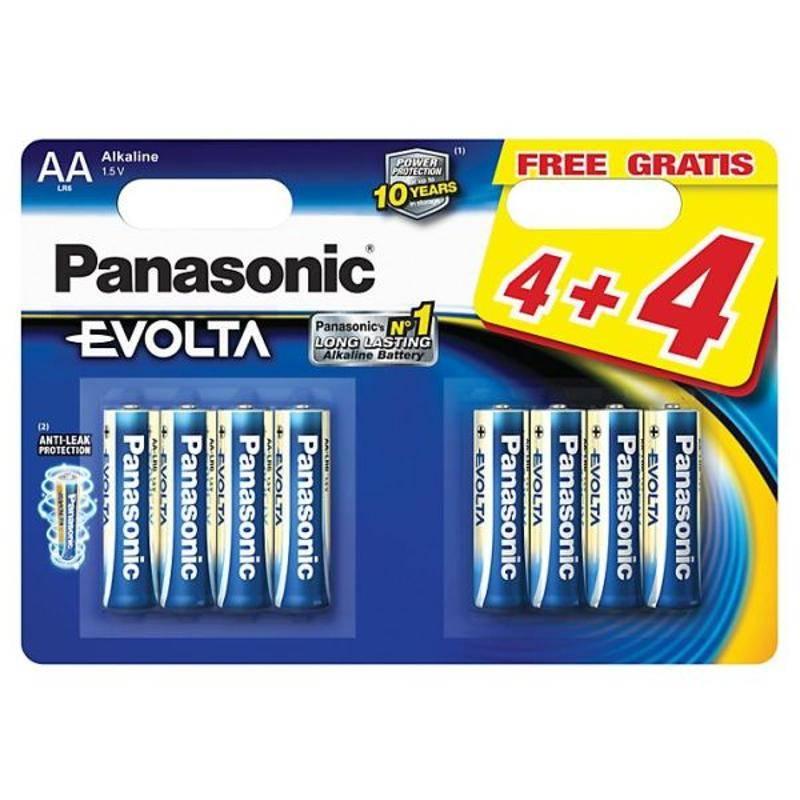Baterie alkalická Panasonic Evolta AA, 4