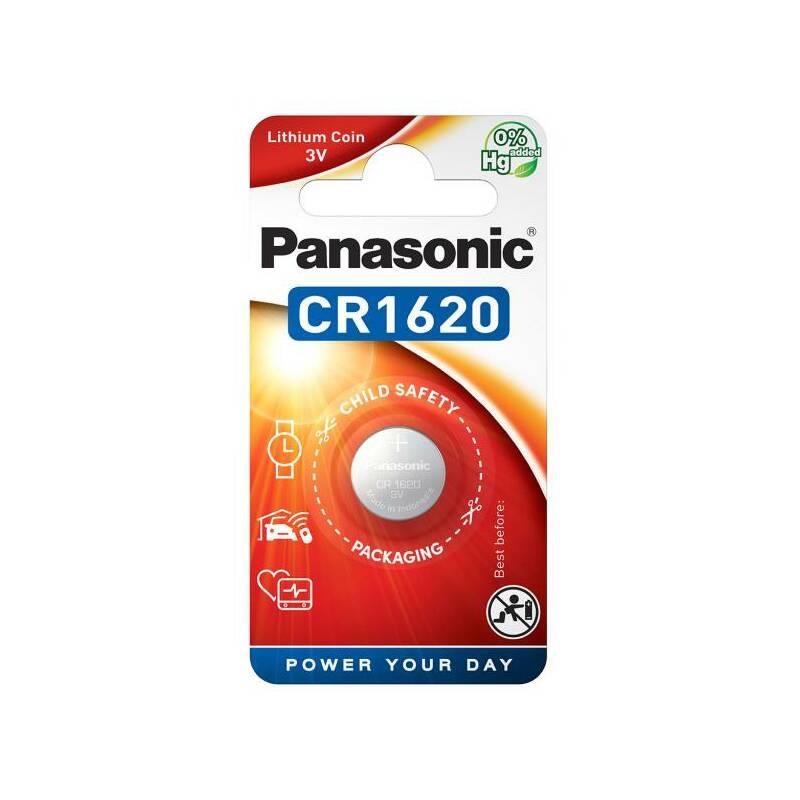 Baterie lithiová Panasonic CR1620, Baterie, lithiová, Panasonic, CR1620