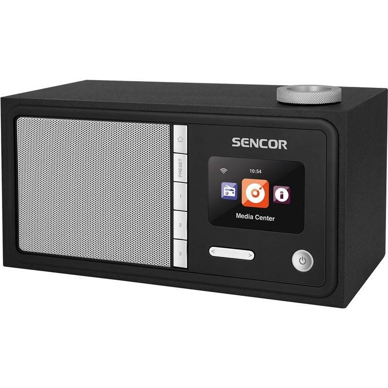 Internetový radiopřijímač Sencor SIR 5000WDB černý