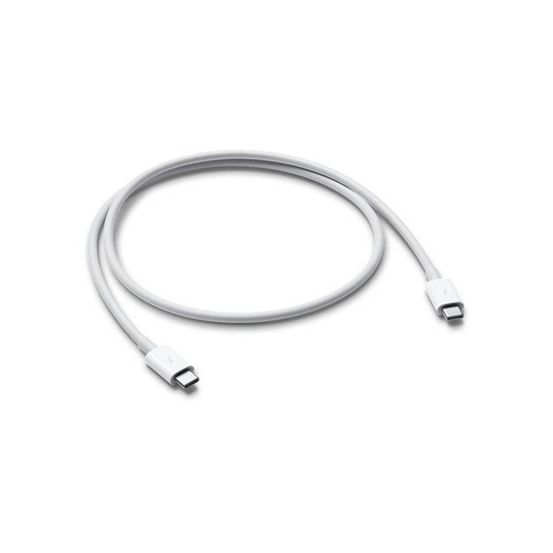 Kabel Apple Thunderbolt 3, USB-C, 0,8 m, bílý