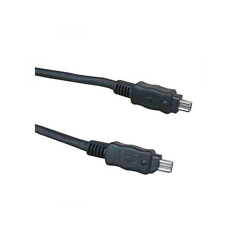 Kabel LAMA KW020440QL FireWire, 4pin 4pin, 2 m černý