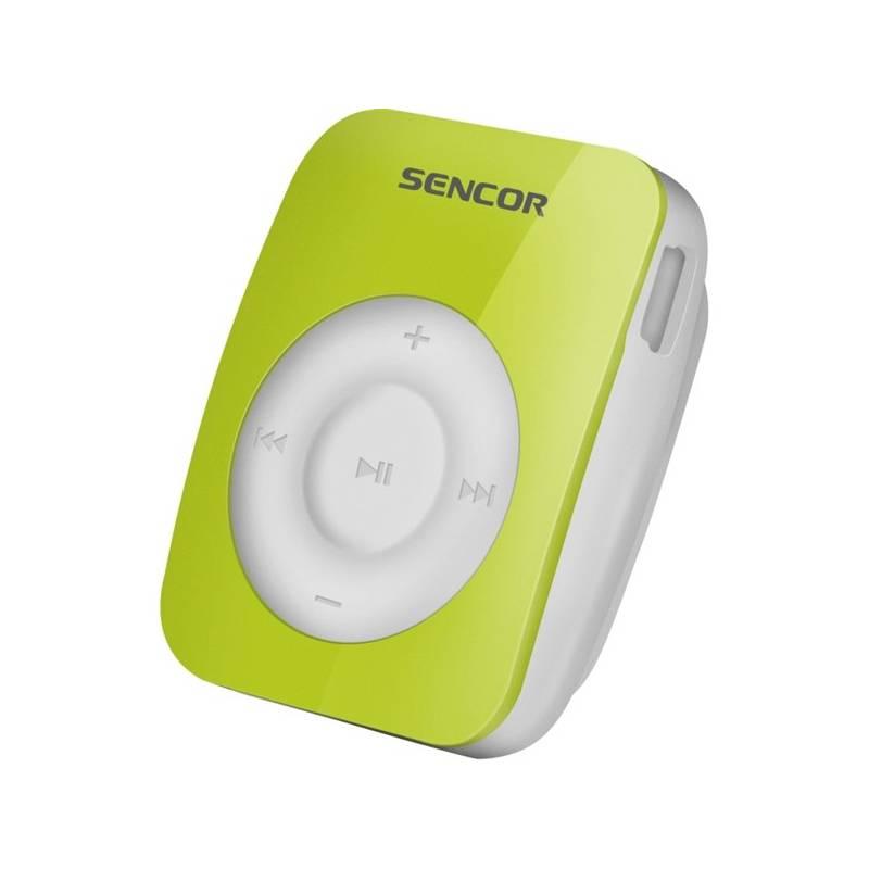 MP3 přehrávač Sencor SFP 1360 GN 4GB zelený