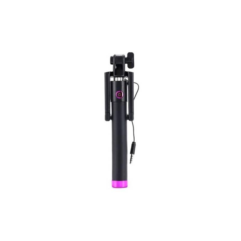 Selfie tyč CellFish univerzální, růžová růžová