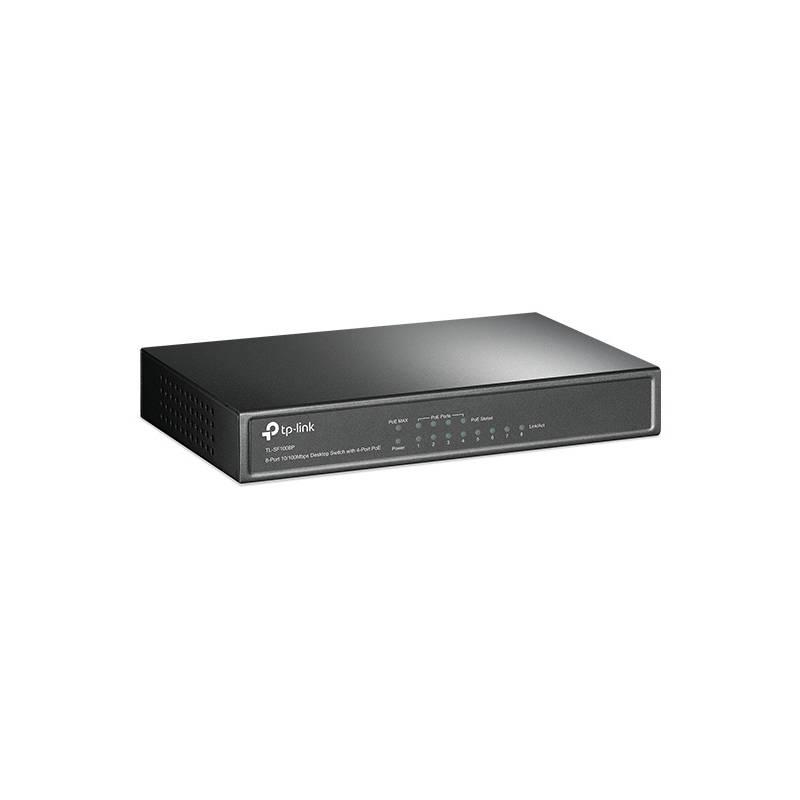 Switch TP-Link TL-SF1008P černý, Switch, TP-Link, TL-SF1008P, černý