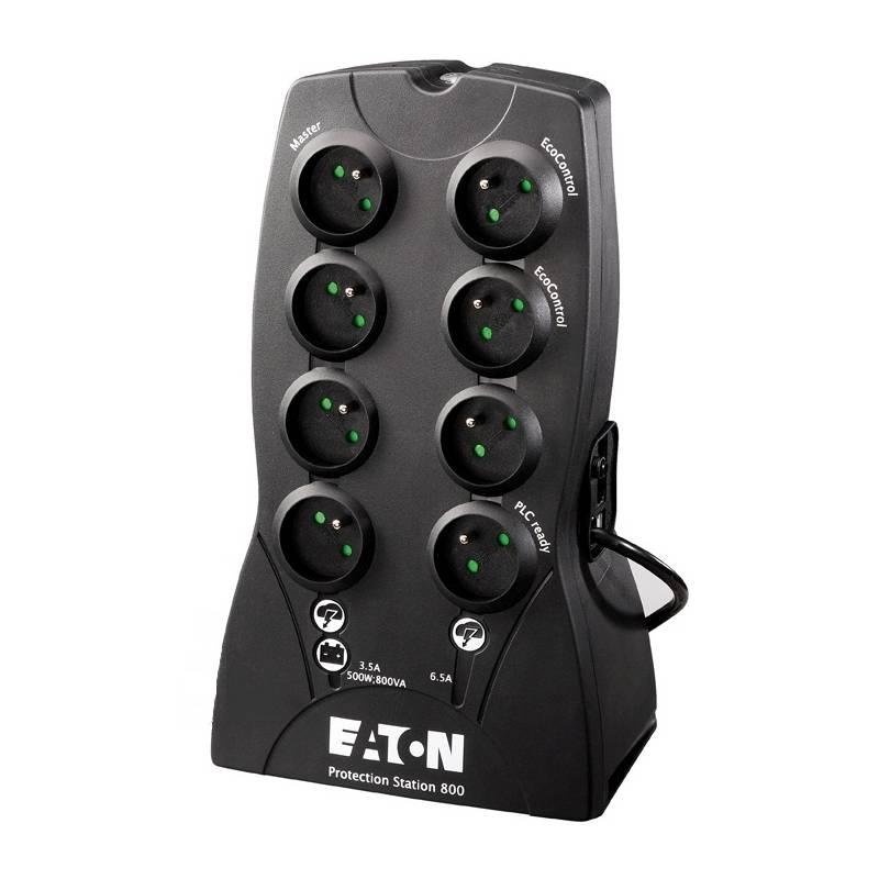 Záložní zdroj Eaton Protection Station 800 USB FR, Eco control černý