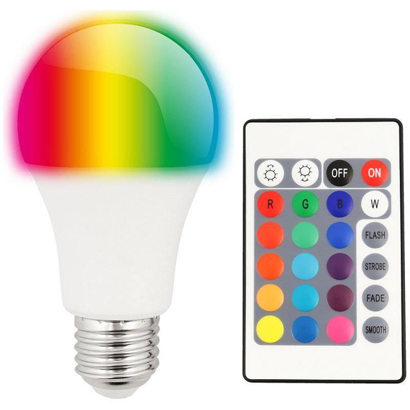 Žárovka LED McLED klasik, 6,5W, E27, RGBW dálkové ovládání, Žárovka, LED, McLED, klasik, 6,5W, E27, RGBW, dálkové, ovládání