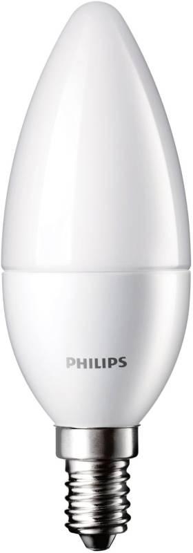 Žárovka LED Philips svíčka, 5,5W, E14, teplá bílá