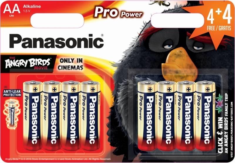 Baterie alkalická Panasonic Angry Birds, AA,